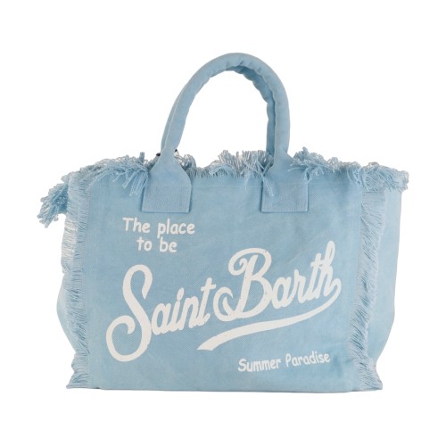 ACC.BORSA CANVAS DONNA 32 MID BLUE MC2 SAINT BARTH VANITY 03026B