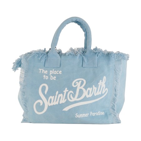 ACC.BORSA CANVAS DONNA 32 MID BLUE MC2 SAINT BARTH VANITY 03026B