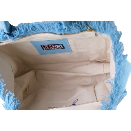 ACC.BORSA CANVAS DONNA 32 MID BLUE MC2 SAINT BARTH VANITY 03026B