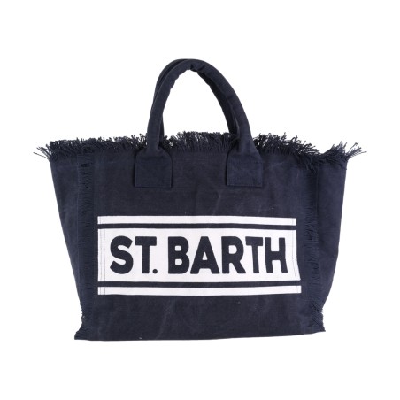 ACC.BORSA CANVAS DONNA STRIPE 61 MC2 SAINT BARTH VANITY 03325B