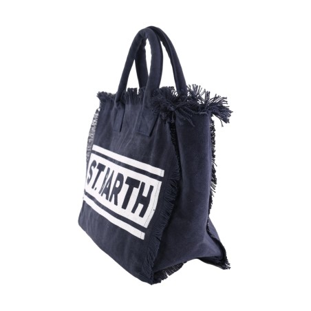 ACC.BORSA CANVAS DONNA STRIPE 61 MC2 SAINT BARTH VANITY 03325B