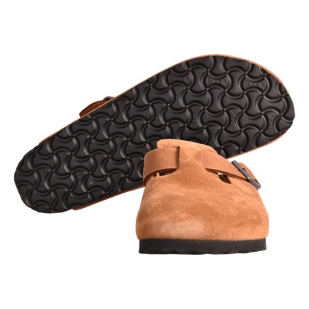SABOT BOSTON SUEDE BIRKENSTOCK 1029220 COGNAC