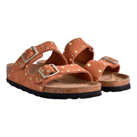 CIABATTA ARIZONA SUEDE LEATHER BIRKENSTOCK 1029513 RUST