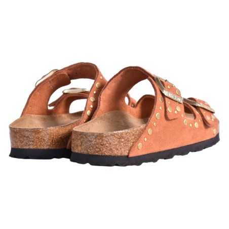 CIABATTA ARIZONA SUEDE LEATHER BIRKENSTOCK 1029513 RUST