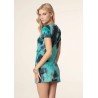 VESTITO CORTO F**K 0506AQ ACQUAMARINE