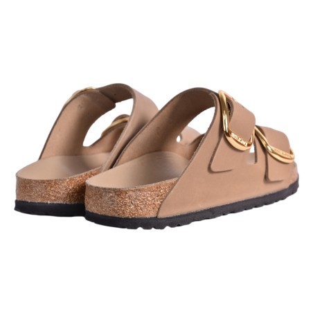 CIABATTA ARIZONA BIG BUCKLE LEATHER BIRKENSTOCK 1030395 TABACCO