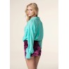 CAMICIA OVER F**K 1264AQ ACQUAMARINE