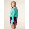 CAMICIA OVER F**K 1264AQ ACQUAMARINE