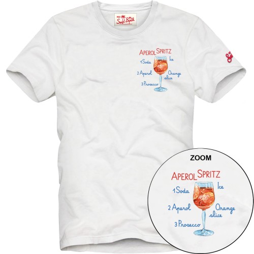 T-SHIRT SPRITZ 01N MC2 SAINT BARTH TSHM001 02701H