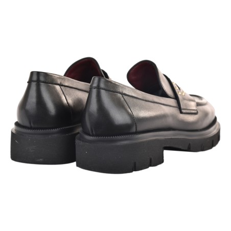 MOCASSINO C/BORCHIE LA PARIGINA 314BOR NERO
