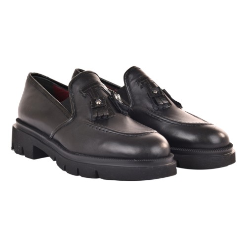 MOCASSINO CON NAPPINE LA PARIGINA 316/435 NERO