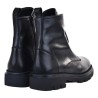 STIVALETTO C/ZIP FRONTALE ORO LA PARIGINA 380 NERO