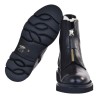 STIVALETTO C/ZIP FRONTALE ORO LA PARIGINA 380 NERO