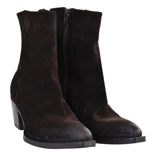 STIVALETTO CAMOSCIO STRATEGIA A5801 EBANO