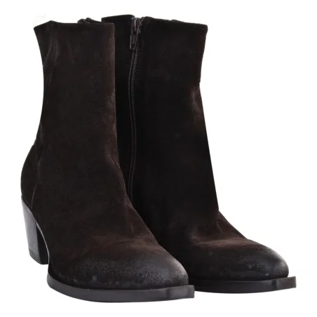 STIVALETTO CAMOSCIO STRATEGIA A5801 EBANO