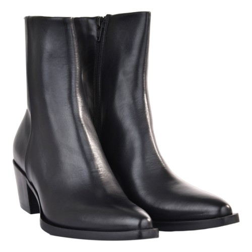 STIVALETTO PELLE STRATEGIA A5801 NERO