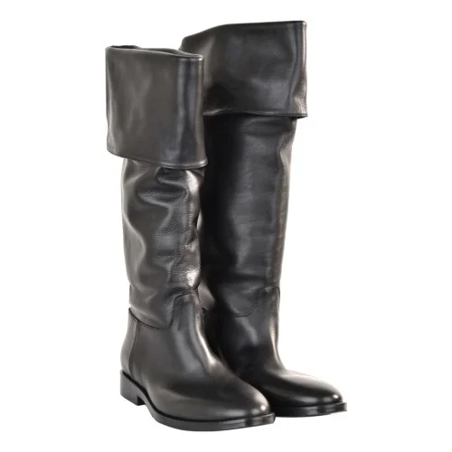 STIVALE PELLE STRATEGIA A5998 NERO