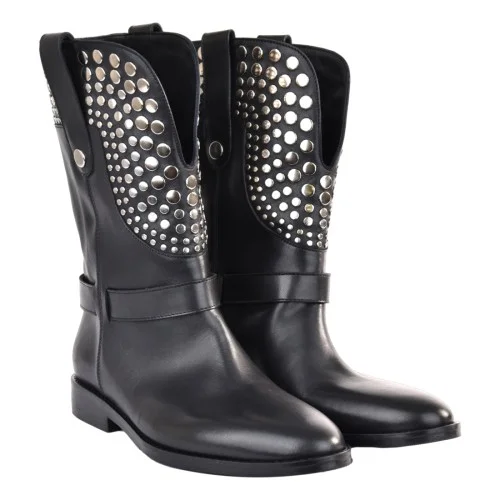 STIVALETTO C/BORCHIE STRATEGIA A5999 NERO