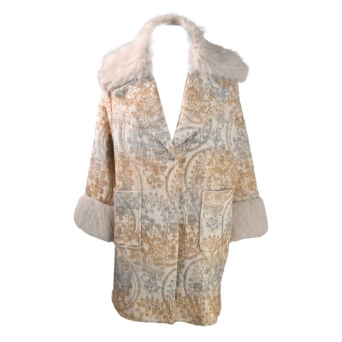 CAPPOTTO OVER COLLO PELLICCIA BYE FIRENZE AB9/H921 080