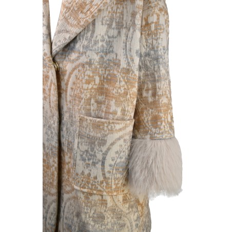 CAPPOTTO OVER COLLO PELLICCIA BYE FIRENZE AB9/H921 080