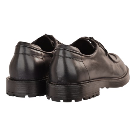 MOCASSINO LACCI PELLE HUNDRED 100 M118-02 NERO