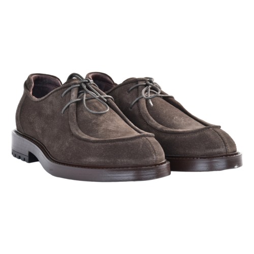 MOCASSINO LACCI CAMOSCIO HUNDRED 100 M118-02 T.MORO