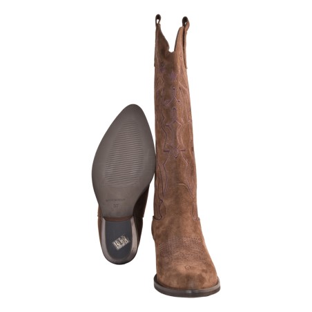 STIVALE TEXANO RICAMO REP-KO 1502/50 MARRONE