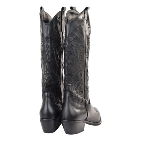 STIVALE TEXANO RICAMO REP-KO 1502/50 NERO