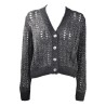 CARDIGAN CORTO TRECCE D.EXTERIOR 61183 PIOMBO