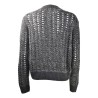 CARDIGAN CORTO TRECCE D.EXTERIOR 61183 PIOMBO
