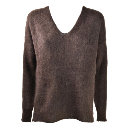 MAGLIA SCOLLO V D.EXTERIOR 61290 WENGE