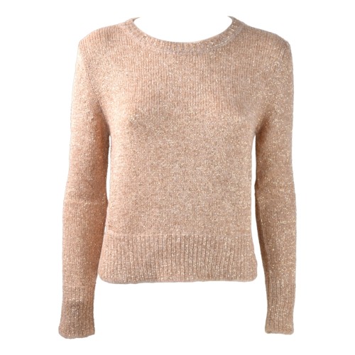 MAGLIA GIROCOLLO PAILLETTES D.EXTERIOR 61297/A BEIGE