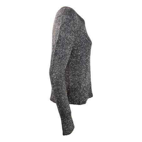 MAGLIA GIROCOLLO PAILLETTES D.EXTERIOR 61297/A PIOMBO