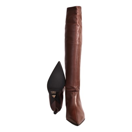 STIVALE IN NAPPA GIAMPAOLO VIOZZI ALI0627 CHOCOLATE