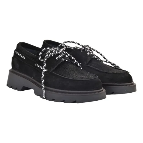 MOCASSINO ALLACCIATO J.O.LUXURY STYLE ALMA NERO