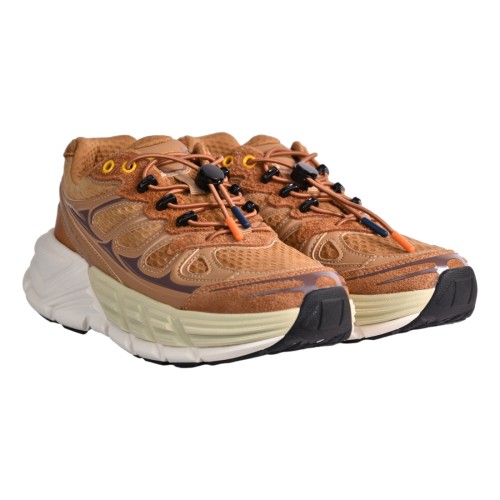 SNEAKERS PELLE W BARRACUDA BD1525 BISCOTTO