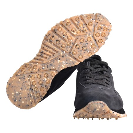SNEAKERS CAMOSCIO BARRACUDA BU3568 OFFBLACK