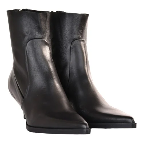 TRONCHETTO CON ZIP ELENA IACHI E4171 NERO