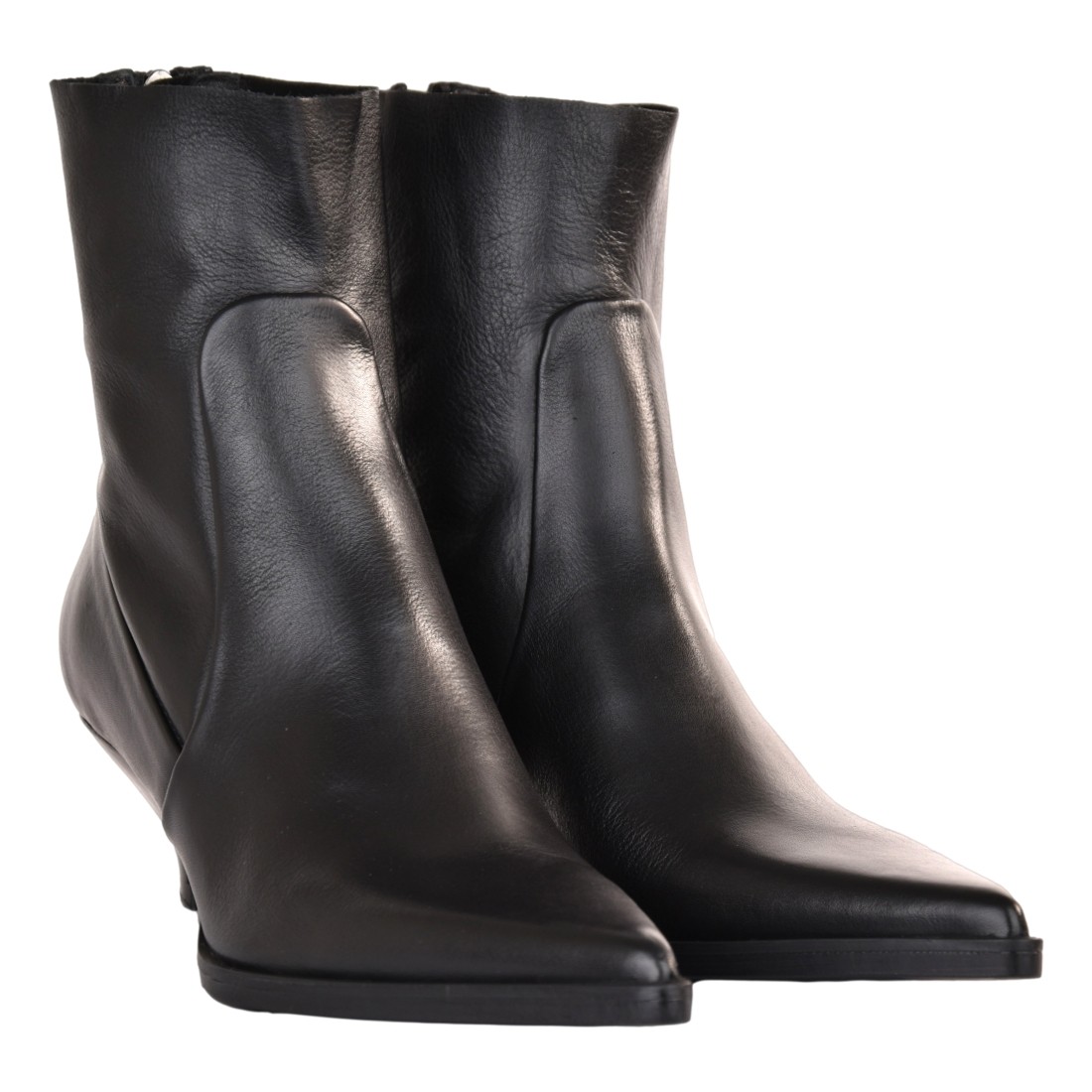 TRONCHETTO CON ZIP ELENA IACHI E4171 NERO