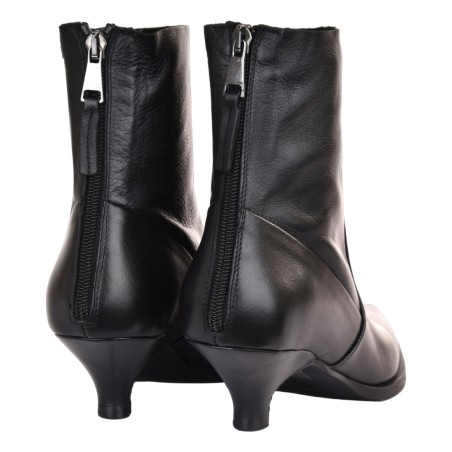 TRONCHETTO CON ZIP ELENA IACHI E4171 NERO