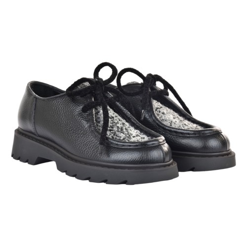 MOCASSINO ALLACCIATO J.O.LUXURY STYLE GIOCONDA- VELV NERO