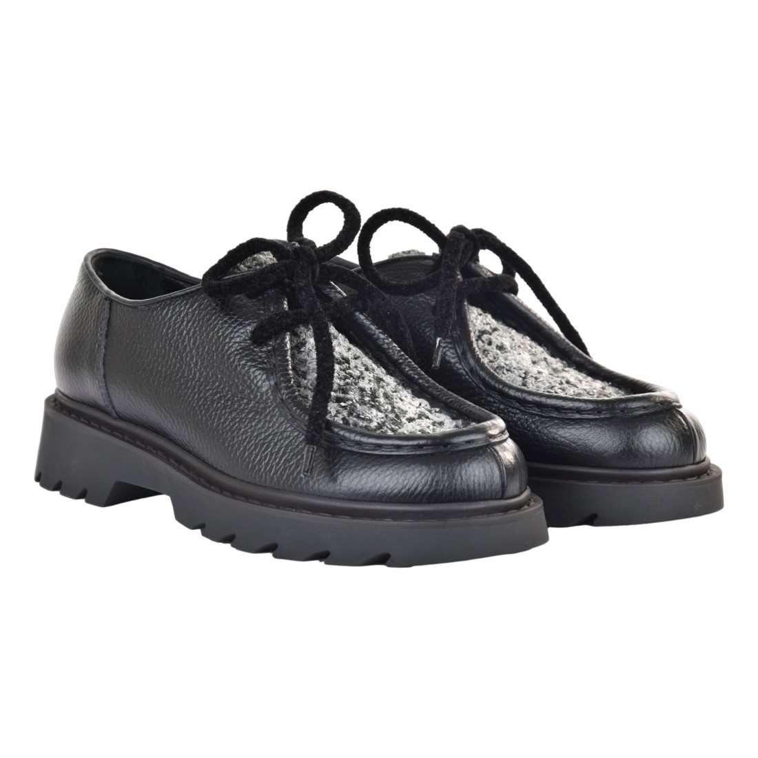 MOCASSINO ALLACCIATO J.O.LUXURY STYLE GIOCONDA- VELV NERO