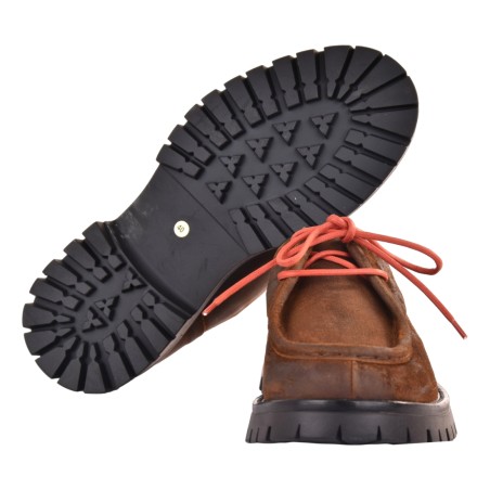 MOCASSINO ALLACCIATO J.O.LUXURY STYLE GIOTTO-VELOUR CAMEL