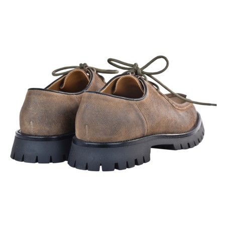 MOCASSINO ALLACCIATO J.O.LUXURY STYLE GIOTTO-VELOUR TAUPE