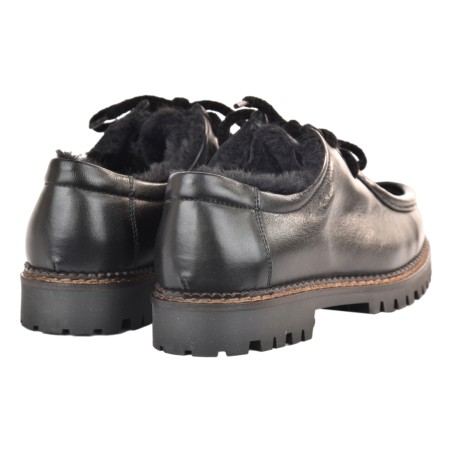MOCASSINO ALLACCIATO J.O.LUXURY STYLE L710-BUTT NERO