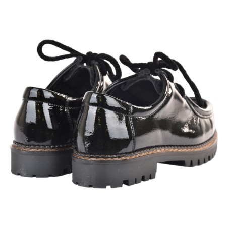 MOCASSINO ALLACCIATO J.O.LUXURY STYLE L710-NAPLAK NERO