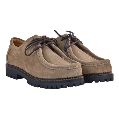 MOCASSINO ALLACCIATO J.O.LUXURY STYLE L710-VELOUR TAUPE
