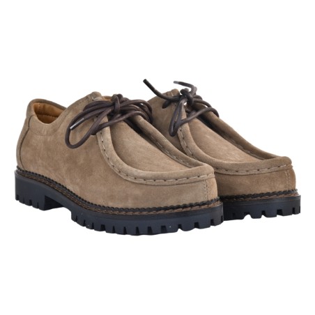 MOCASSINO ALLACCIATO J.O.LUXURY STYLE L710-VELOUR TAUPE