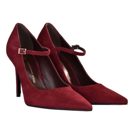 DECOLLETE CAMOSCIO CON CINTURINO GIAMPAOLO VIOZZI SUS0606 BORDEAUX