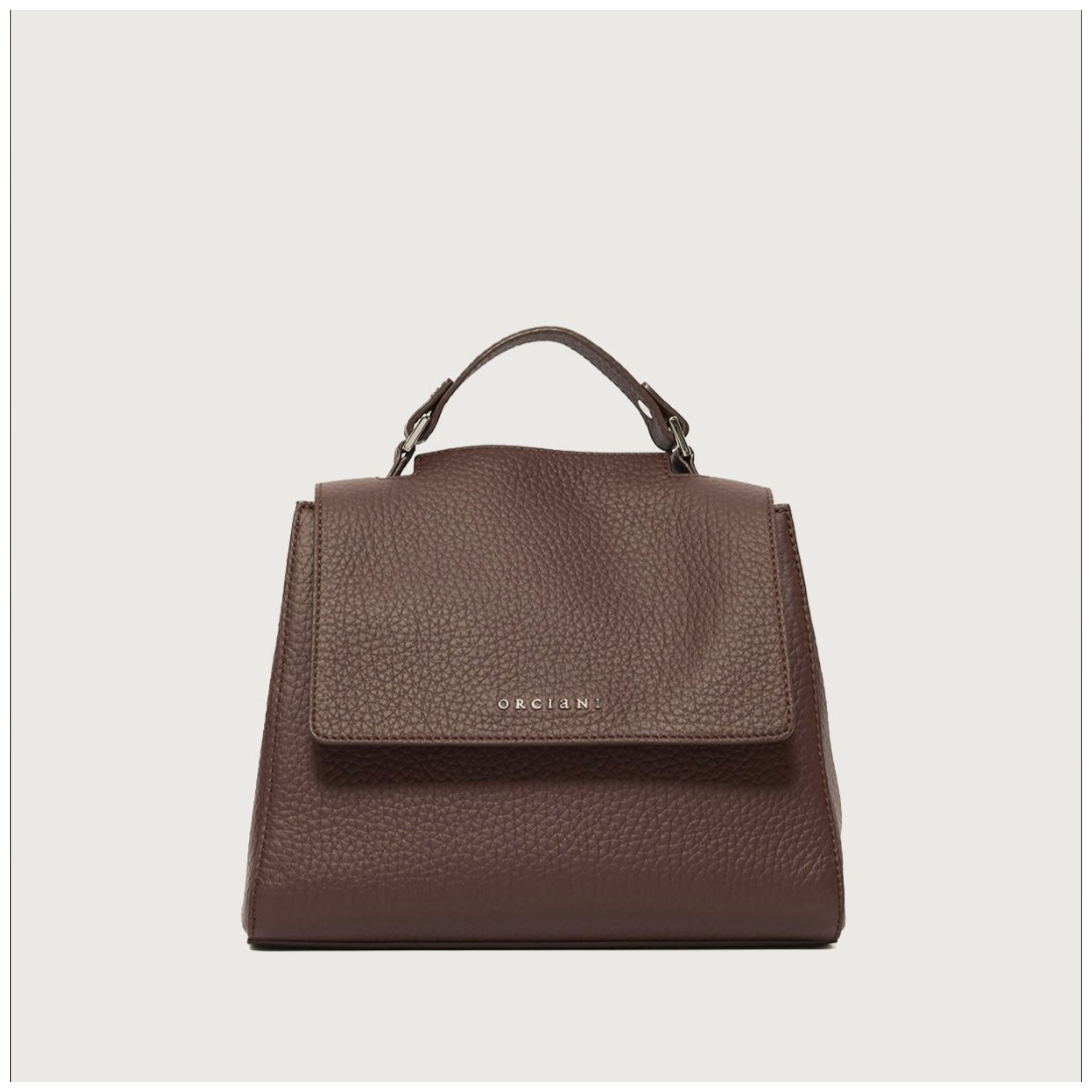 BORSA SVEVA SOFT PICCOLA A MANO ORCIANI B01999_SOF CAFFE